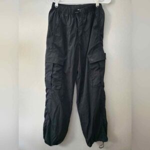 Aerie OFFLINE Cargo Pants – BNWT – Black – Size XS – Drawstring Cuffs